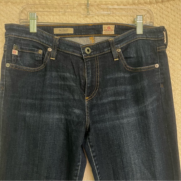 AG Adriano Goldschmied Womens Slim Straight Leg Jeans The Stevie 32R - Picture 2 of 16